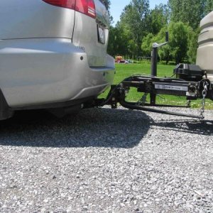 vehicle hitch setup