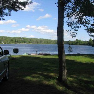 A private campground in Ontario