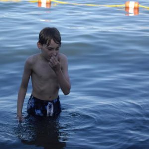 Our Son Eric in Cayuga Lake