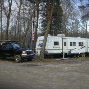 Our camp at Vein Mt NC