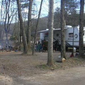 Camp at Vein Mt Nc