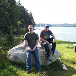 Our boys, David & Ryan, on a geo-camping trip.