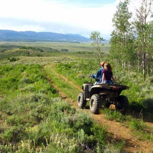 Touring the ranch