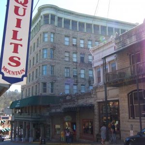 Basin Park Hotel downtown. (Every floor is a ground floor) The Hotel is built on a hillside.