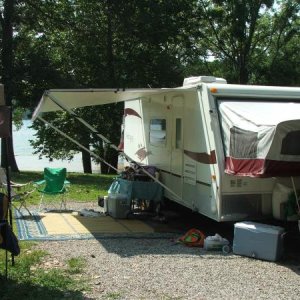 Camping in our Starcraft Antiqua on Norris lake in TN #3