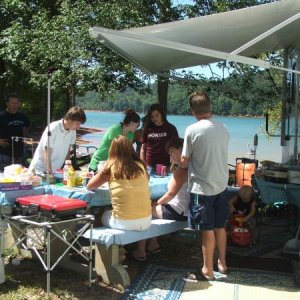 Camping on Norris lake Anderson County Tn 
Labor Day 2010 #3