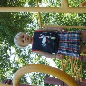 Grandson at playground