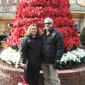 Dollywood at Christmas 2010
Me and my husband