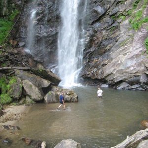 Waterfall on Bear Lake, NC.