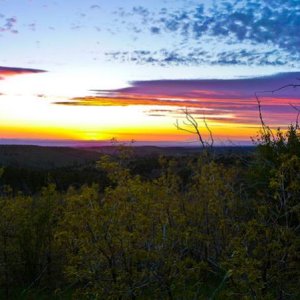 Sunset at Crazy Jug Point