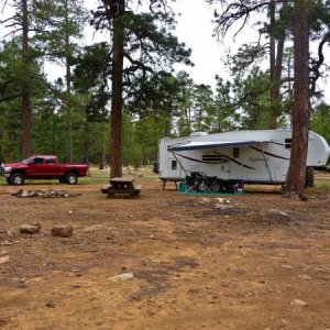 May 2009 - Our campsite.