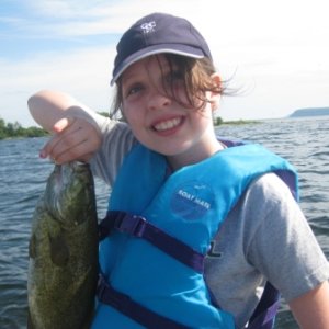 Maegan bass fishing