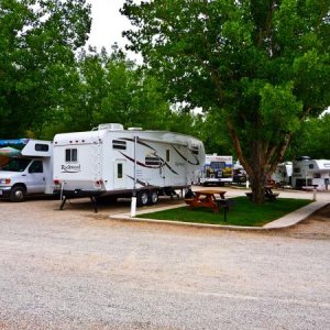 We stay at the Moab Valley RV Park.