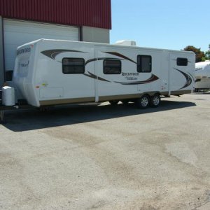 Picking up our new 2012 Rockwood Signature Series Ultra Lite TT  Model 8312SS  From McKenzie trailer in Gormley Ontario Canada