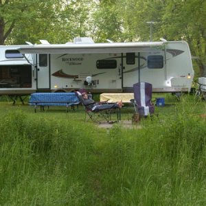 At camp site at Selkirk Provincial Park June 2011 Site # 123