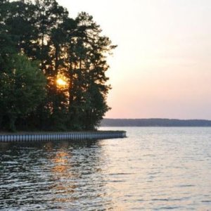 Sunset on Lake Claiborne, La.