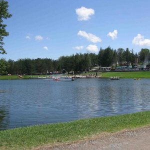 Yogi Bear campground in North Java N.Y. Another picture of the man made lake.