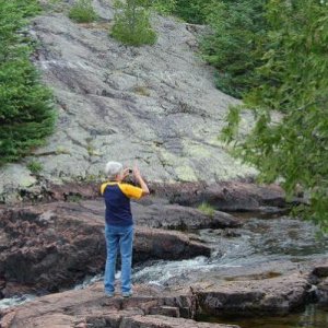 Rainbow Falls Provincial park Ontario