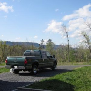 View from our picnic table