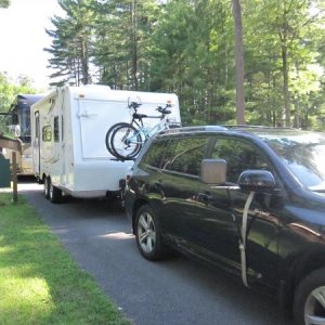 Arriving at Ledgeview RV Park, Lake George, NY