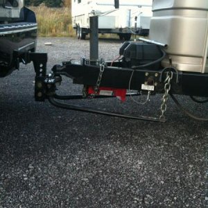 Partial hitch setup