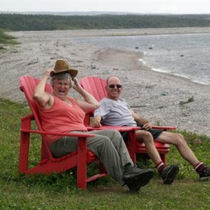 Relaxing by the sea!