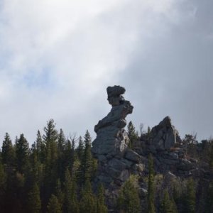 "The Horse" rock formation in Golden Gate Canyon State Park