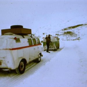 1975 Winter Crossing of the Chilkat Pass Near Haines Alaska