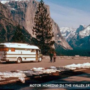 Early motor-homing in Yosemite 1976