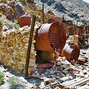 Ruins in Pleasant Canyon--Panamint Mts