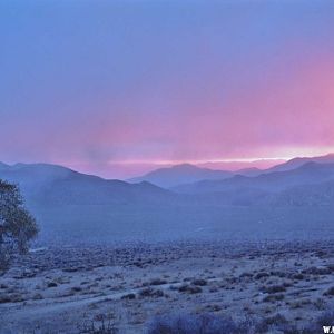 Snowy Sunrise at Anvil Springs