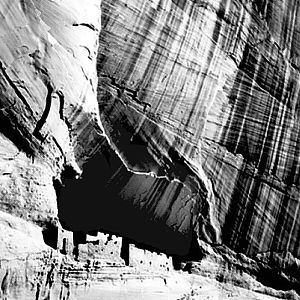 "Canyon de Chelly" by Ansel Adams, ca. 1933-1942