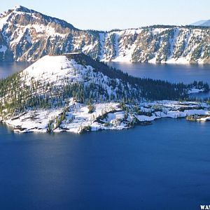 Wizard Island in Early Spring