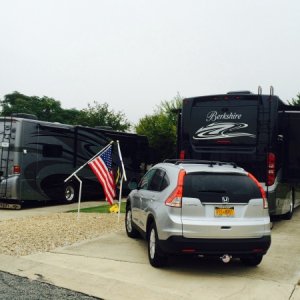 Ernest and Superchief's Bershires at 2014 Texas FROG Rally in Kerrville Texas.