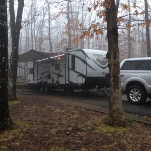 camping in the clouds , Mount Magazine Ar.