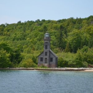 Lighthouse on Grand Island