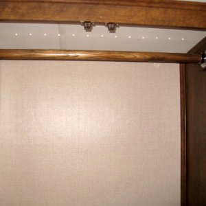 bedroom closet clothes rod