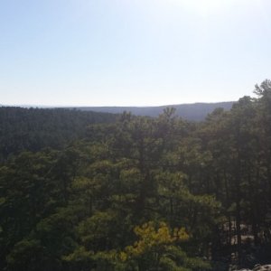 View from the top of the mountain.