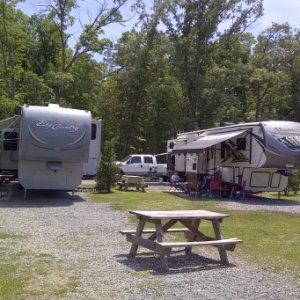 2014 July 4 Small Country campground with the Inlaws