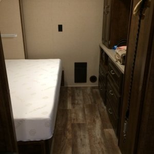 Another platform bed - this time I kept the bed from RV #2