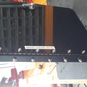 Modified water filter door