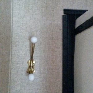 Coat Hook at Bed