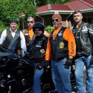 vets on ride to Arlington