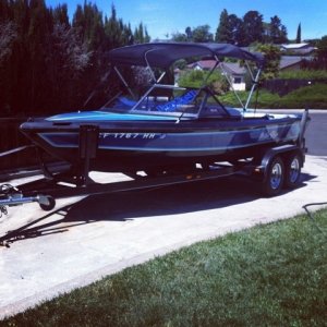 My first Real Boat . 1985 Malibu Skier