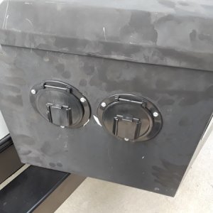 Bumper box power ports