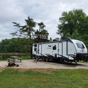 Camping at Beaver lake AR