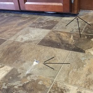 Floor Scrape from Dinette