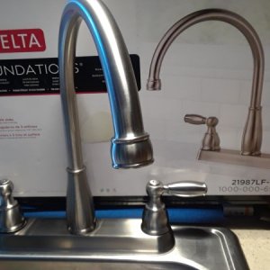 New kitchen sink with part number