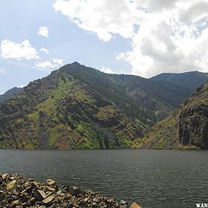 Hells Canyon near the dam