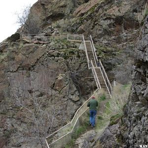 Hells Canyon Dam Stairs